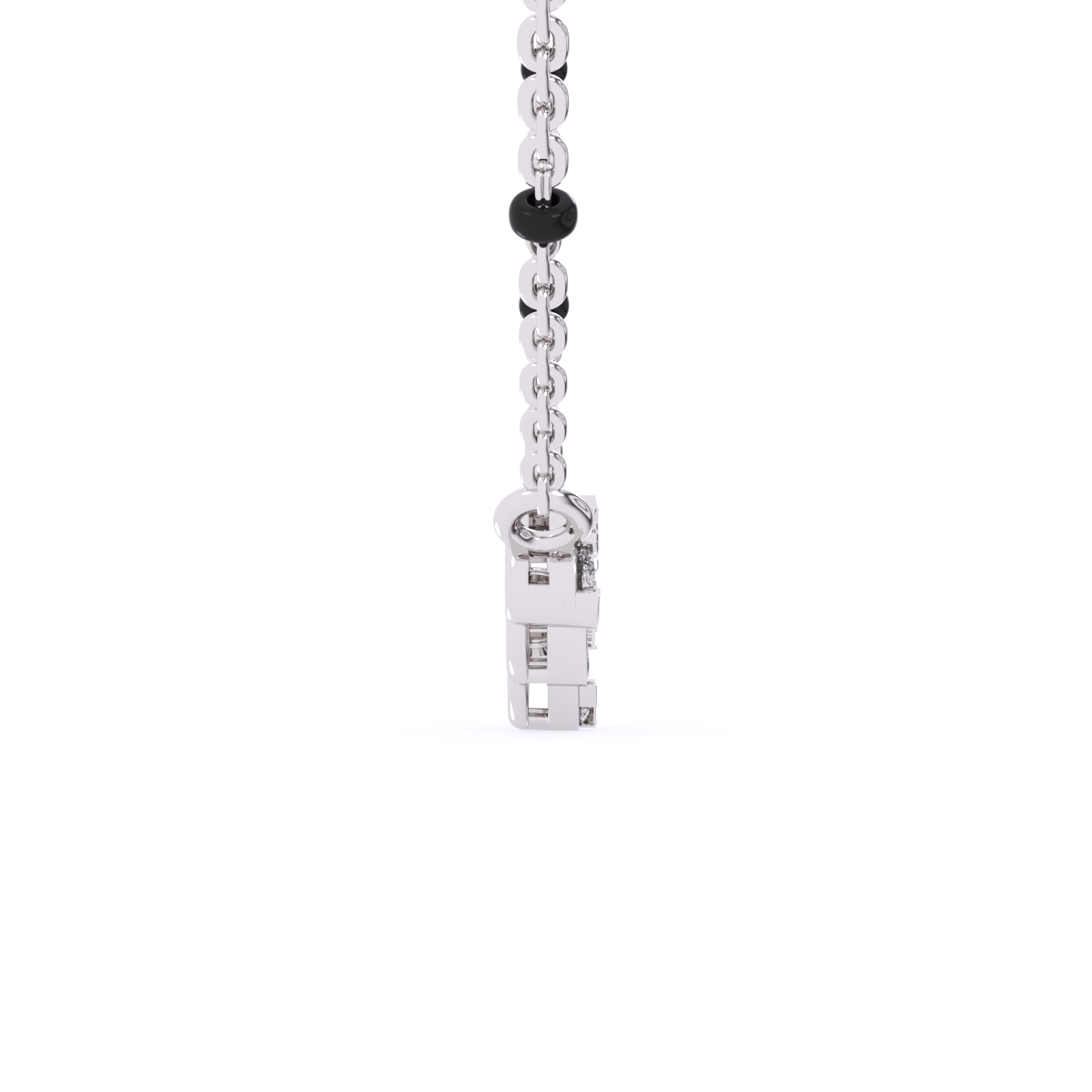 Antique Pear Shaped Round Diamond Mangalsutra